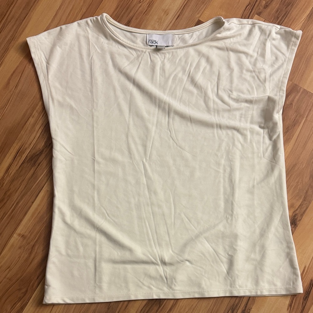 Classic Cream Women's Short Sleeve Top